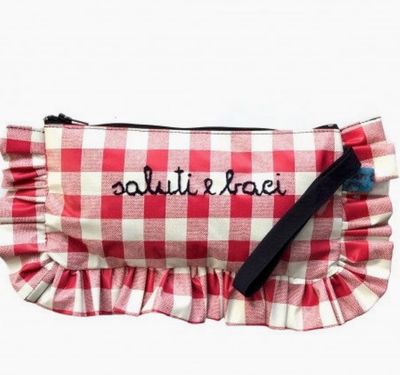 Volants Volant -Täschchen rot- weiss kariert