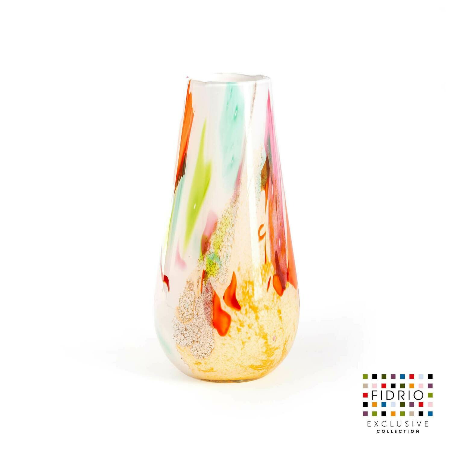 Fidrio Vase Gloriosa Mixed Colours, L Fidrio Vase Gloriosa Mixed Colours, L