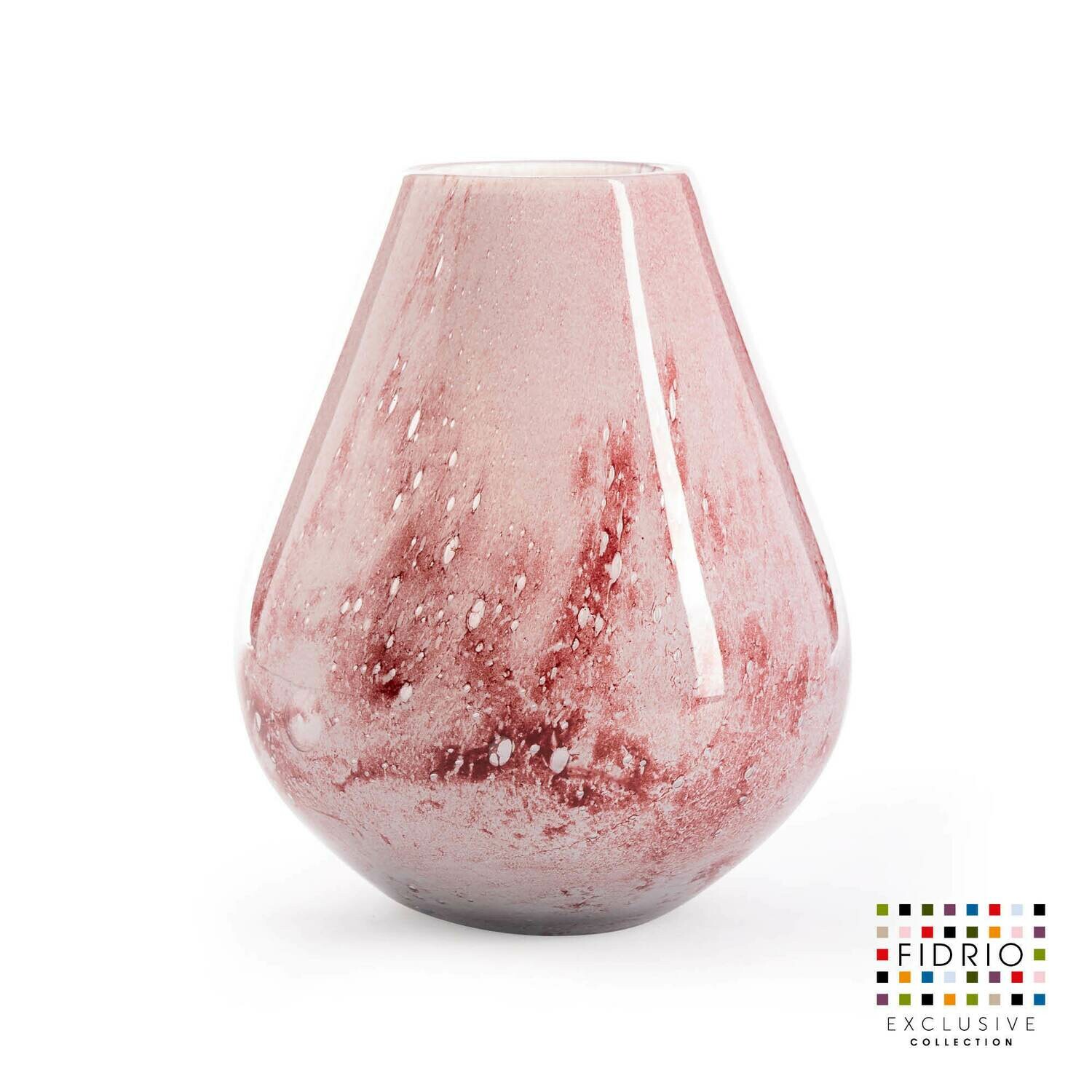 Fidrio Vase Venice Rosado L