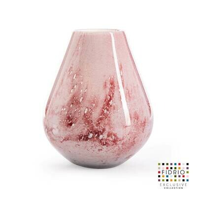 Fidrio Vase Venice Rosado L Fidrio Vase Venice Rosado L