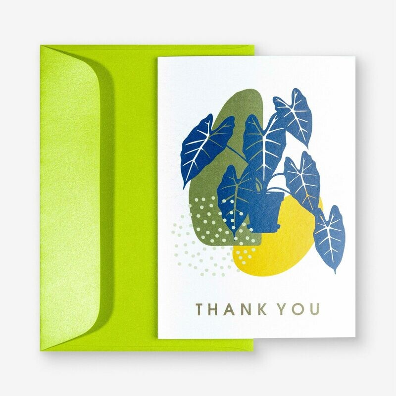 Home Quartier Klappkarte - Thank you blue-green Home Quartier Klappkarte - Thank you blue-green