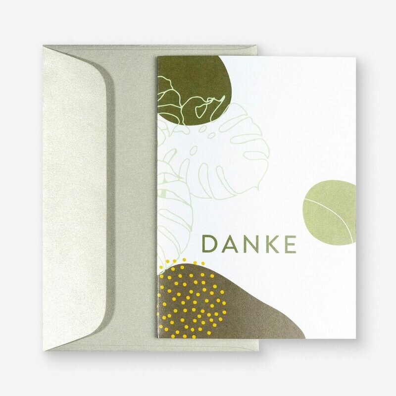 Home Quartier Klappkarte - Danke green Home Quartier Klappkarte - Danke green