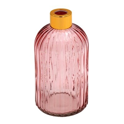 Werner Voss Deko Vase Rhombos- rosa / gold Werner Voss Deko Vase Rhombos- rosa / gold