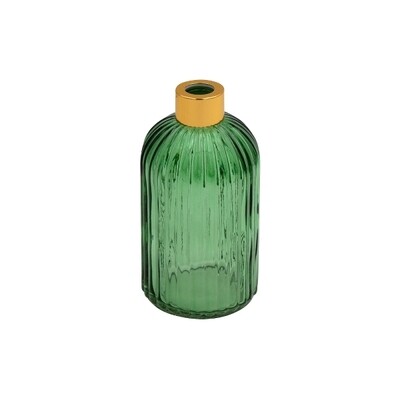 Werner Voss Deko Vase gerillt- grau/ silber Werner Voss Deko Vase gerillt- grau/ silber