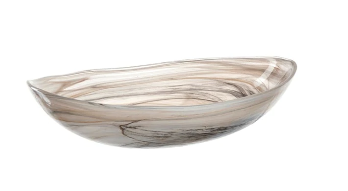 Leonardo Glas Bowl Schale Alabaster, oval Leonardo Glas Bowl Schale Alabaster, oval