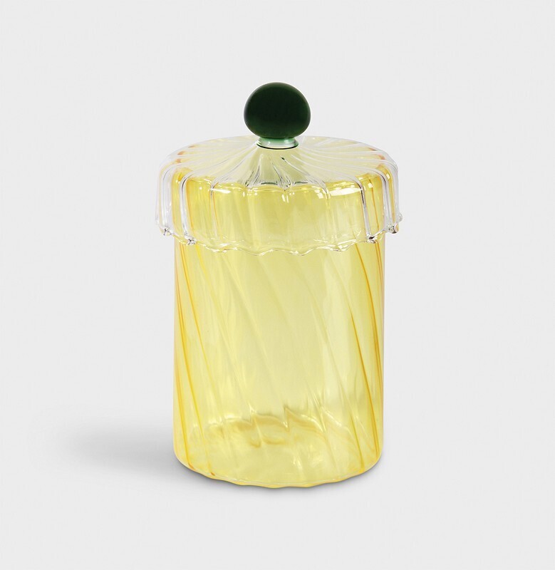&klevering Amsterdam - Glas Spiral gelb