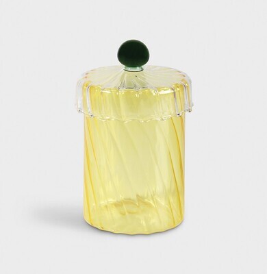 &klevering Amsterdam - Glas Spiral gelb