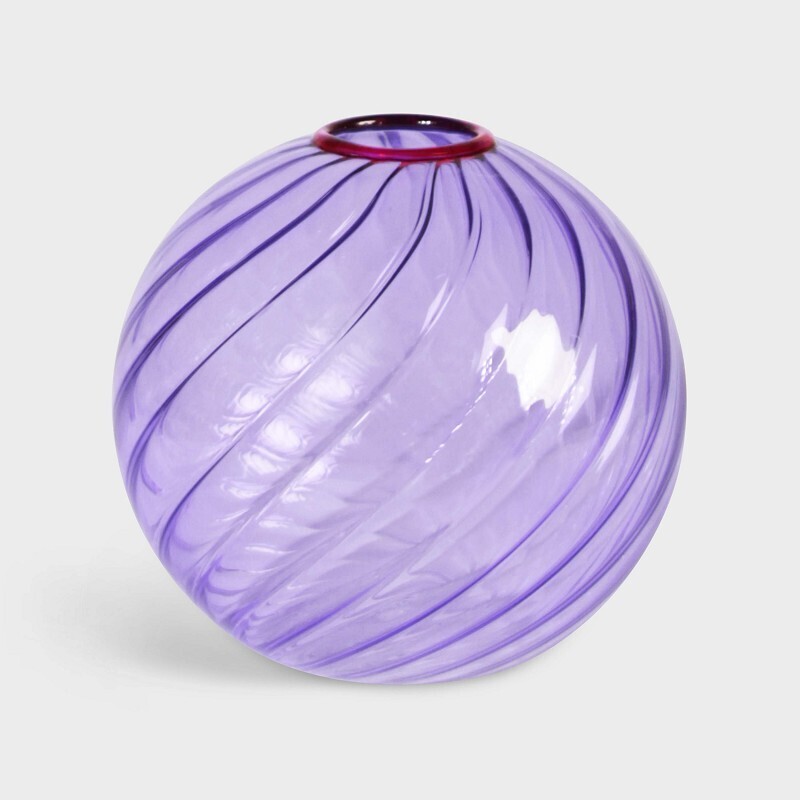 &klevering Amsterdam - Vase Spiral violett