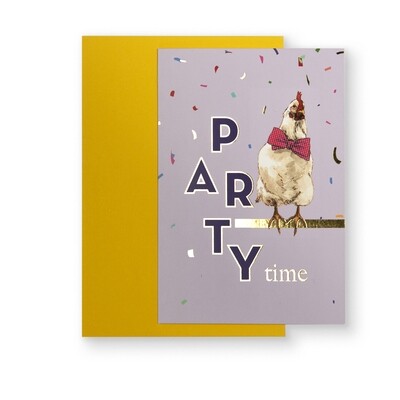 Home Quartier Klappkarte Home Quartier Klappkarte "PARTY" - Hahn