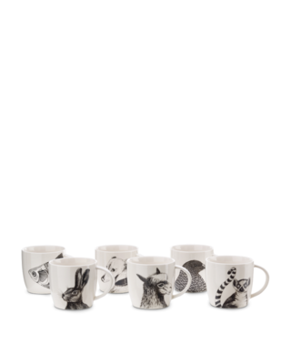 Pols Potten Mugs Animals 6er Set Pols Potten Mugs Animals 6er Set