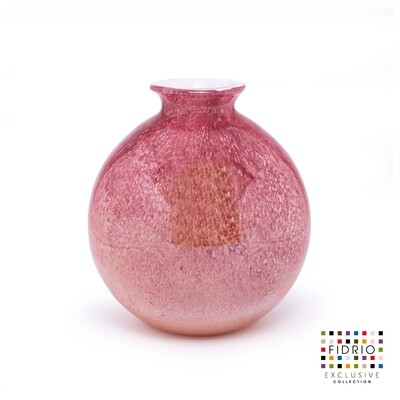 Fidrio Bolvase with Neck Ancient Pink Fidrio Bolvase with Neck Ancient Pink