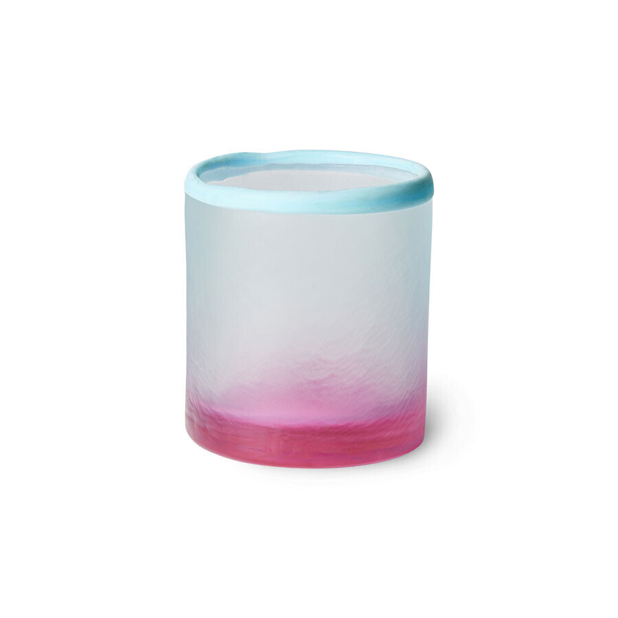 hkliving GLASS TEA LIGHT HOLDER, SKY hkliving GLASS TEA LIGHT HOLDER, SKY