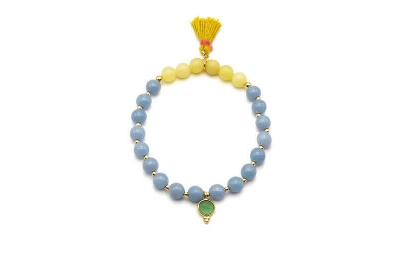 Schmückstück Armband A22 Single Lemon Blue Schmückstück Armband A22 Single Lemon Blue