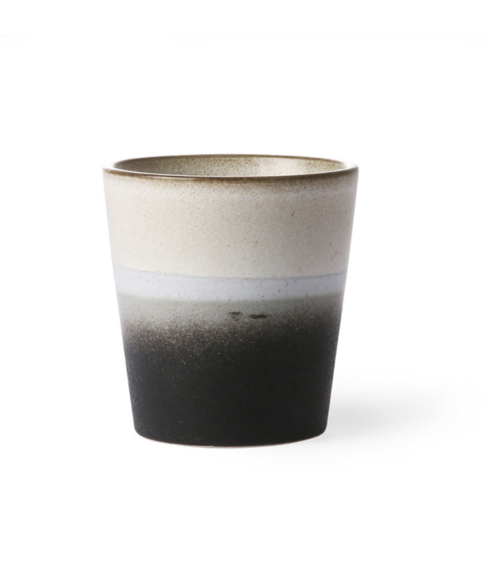 HK living  Keramik Kaffeebecher  Rock