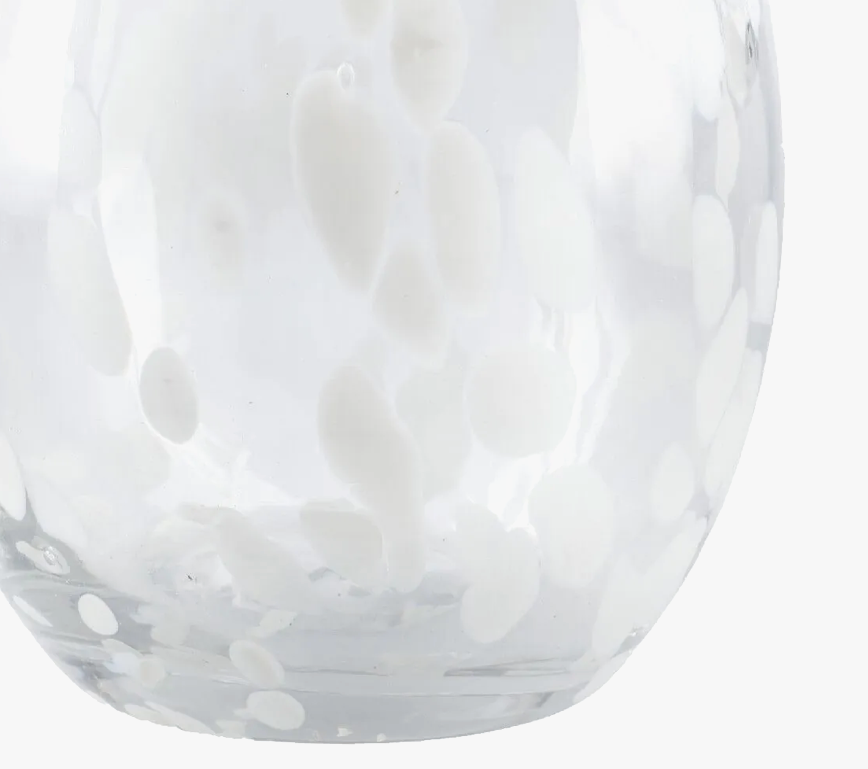 Werner Voss Windlicht , Glas , weiss Werner Voss Windlicht , Glas , weiss