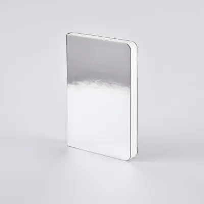 Shiny Starlet S - Silber | Notizbuch A6 | 2,5mm Punktraster