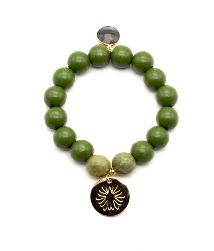 Perlen Armband Schmückstück A25 HD Soft Olive Perlen Armband Schmückstück A25 HD Soft Olive