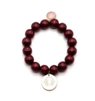 Perlen Armband Schmückstück A25 HD Soft Burgundy Perlen Armband Schmückstück A25 HD Soft Burgundy