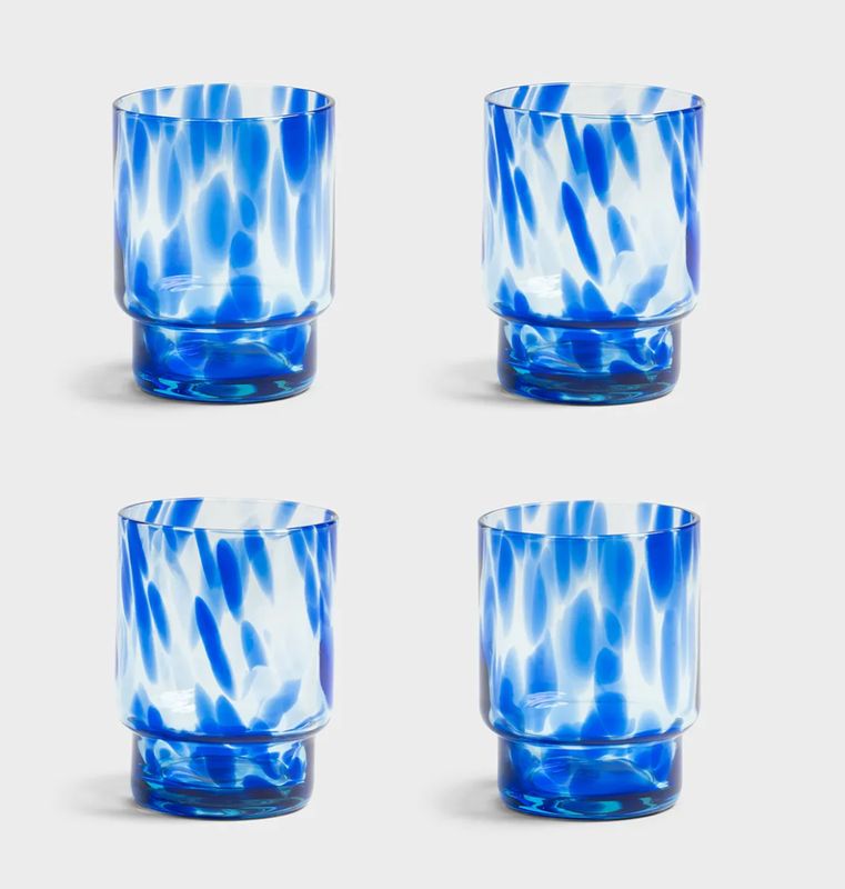 &klevering Amsterdam - Glas Tortoise - 4er Set