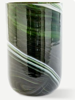Pols Potten Marbled Glas Vase Jade
