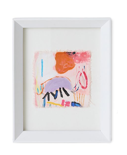 HK living  Abstraktes Bild Scribbles , gerahmt