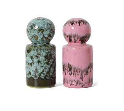 HK living 70s Keramik Pfeffer & Salz Barock