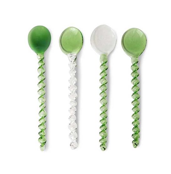 hkliving Glaslöffel The esmeralds 4er-Set hkliving Glaslöffel The esmeralds 4er-Set