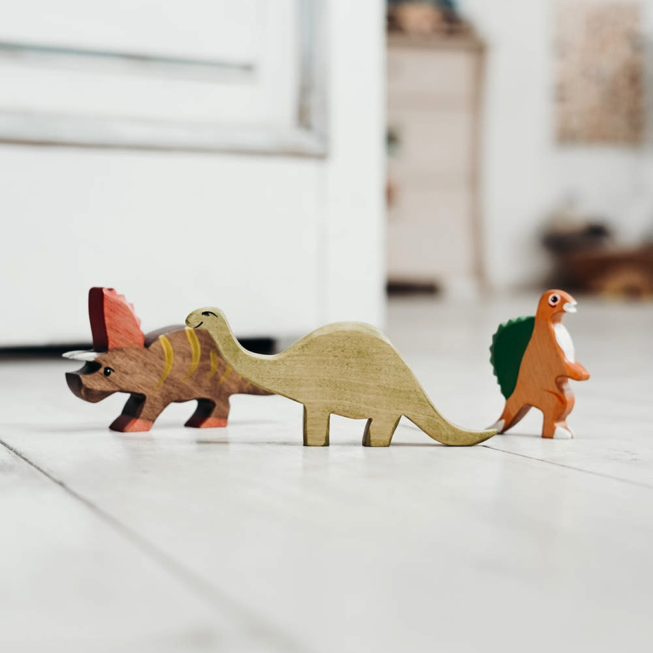 Dinosaur trio