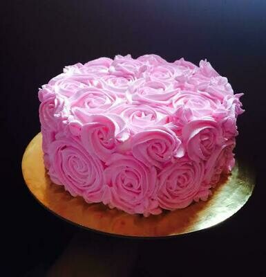 Pink Rose Cake
