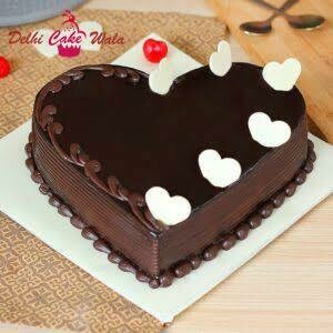 Heart Shape Chocolate Cake