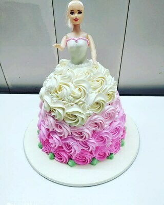 Barbie Doll Cake