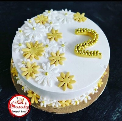 Gold White Cake