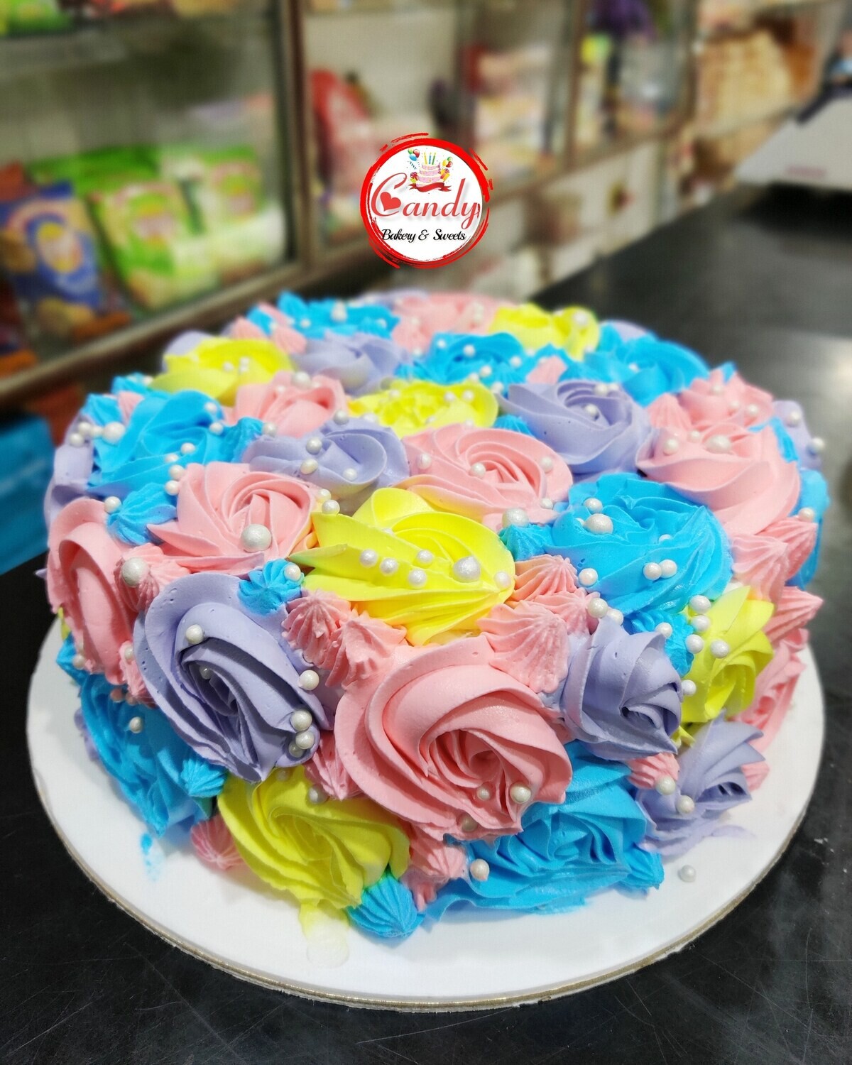 Flowers cake