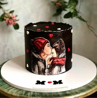 Couple Love Cake