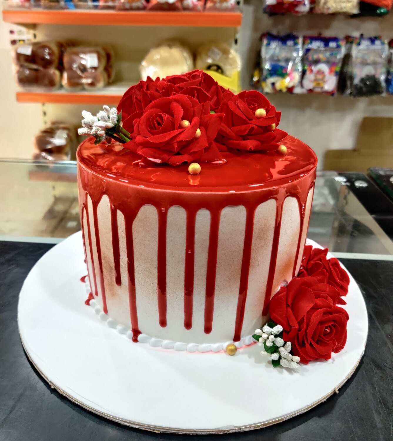 Red Rose Cake