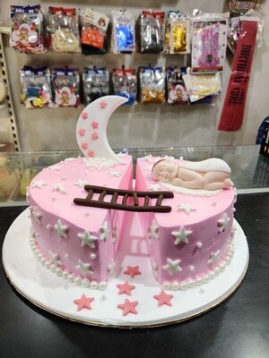 6 month baby cake