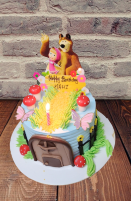 Masha and Bear Cake Design