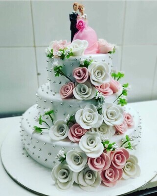 3 Tier Anniversary Cake