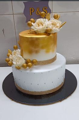 Anniversary Cake 2 Tier