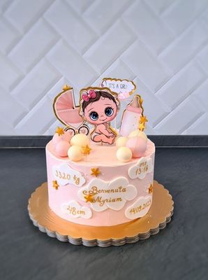Baby cake semi fondant 