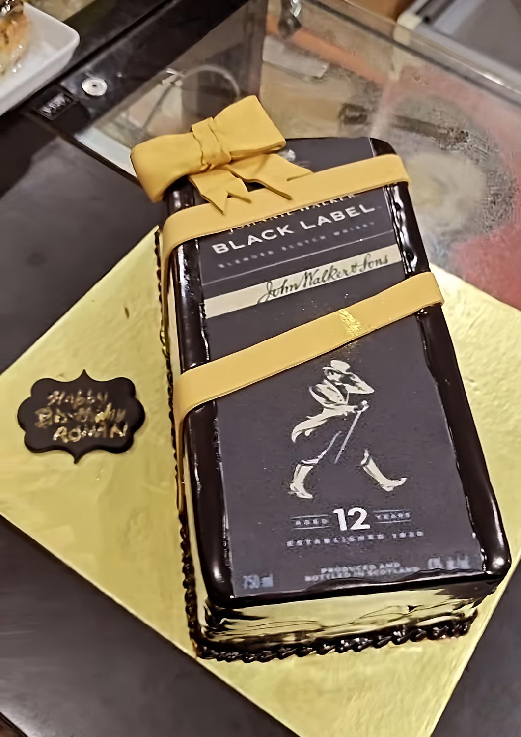 Black Label cake 