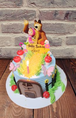 Masha and Bear Cake Design