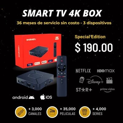 SMART TV 4K BOX