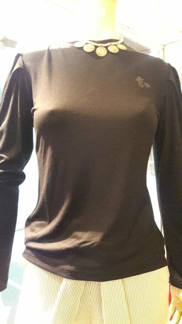MEDIA POLERA DE CREEP CON VISCOSA