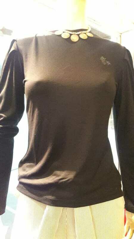 MEDIA POLERA DE CREEP CON VISCOSA