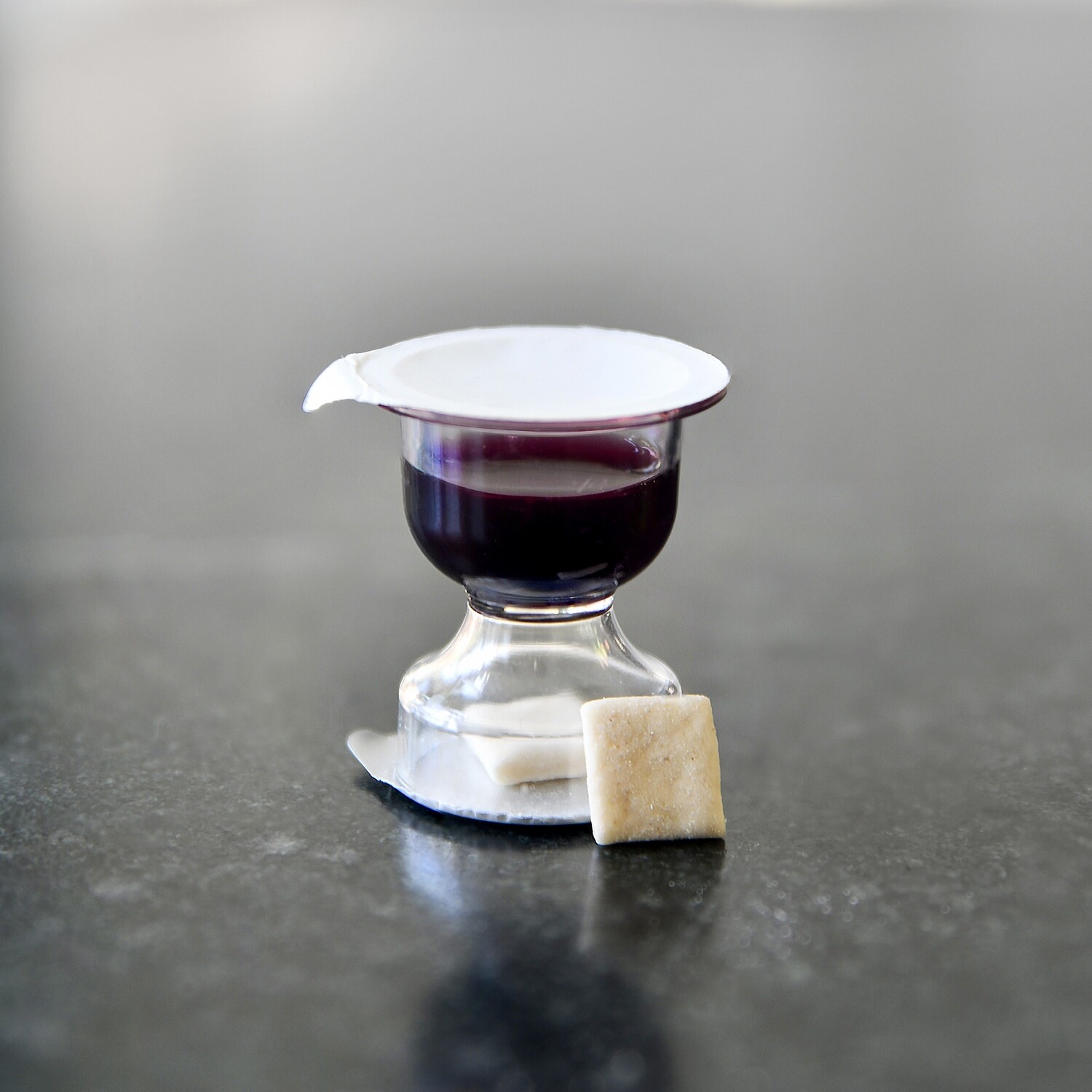 Communion Cups with Wine