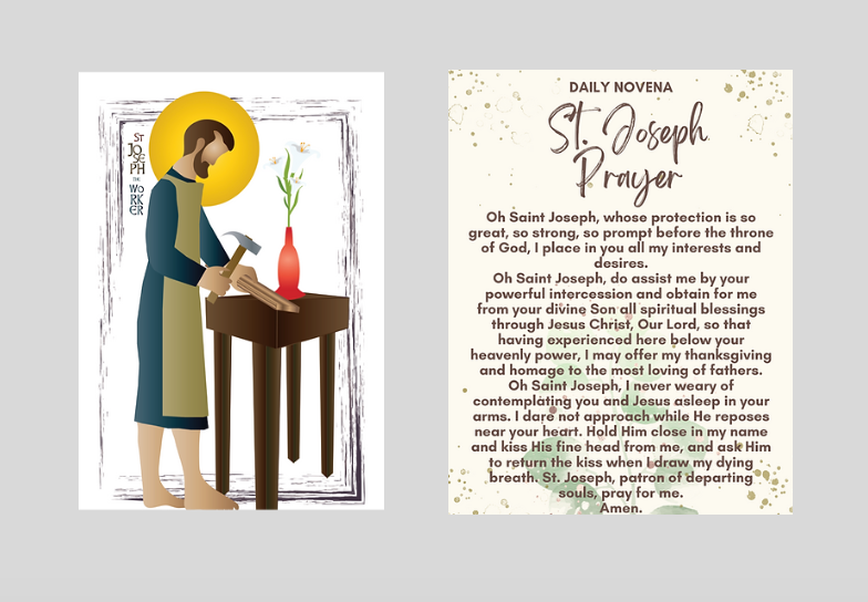 St. Joseph Prayer Card