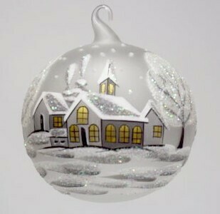 Christbaumkugel - Dorf DN 8