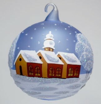 Christbaumkugel - Dorf DN 8