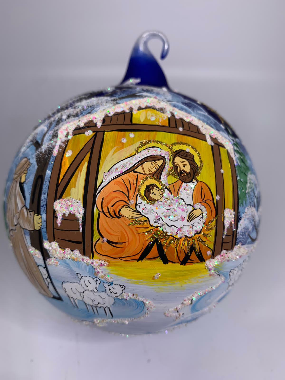 Christbaumkugel - Heiliger Familie DN 8